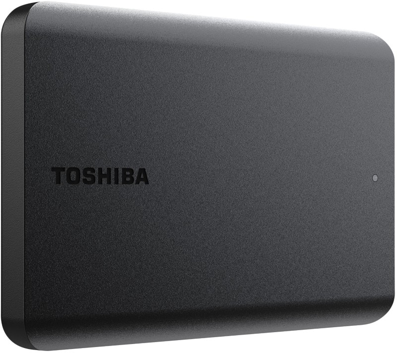 Toshiba 1 TB Externe HHD Tragbar Canvio Basics 2022 USB 3.2 (Gen 1) Schwarz