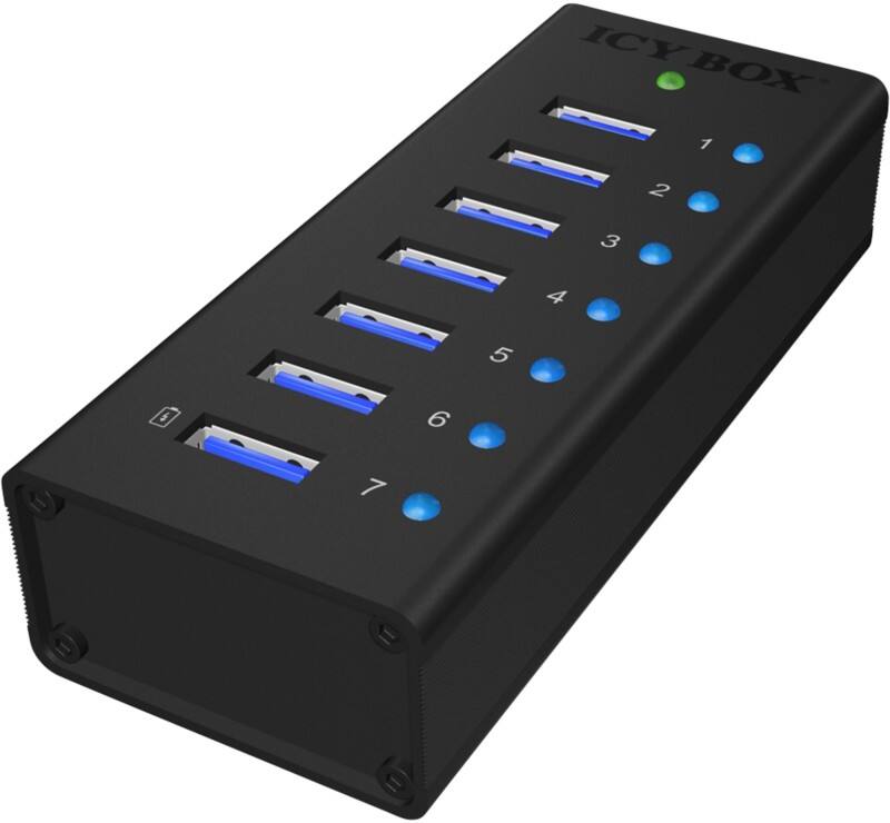 RaidSonic Multiport-Hub USB-A Schwarz