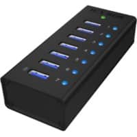 RaidSonic Multiport-Hub USB-A Schwarz