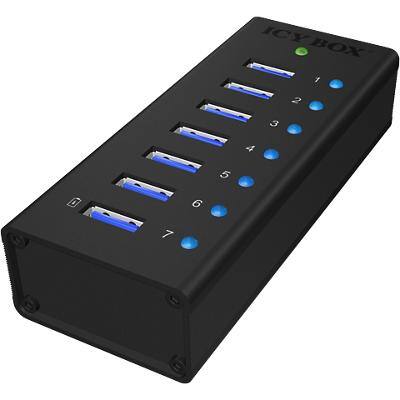 RaidSonic Multiport-Hub USB-A Schwarz
