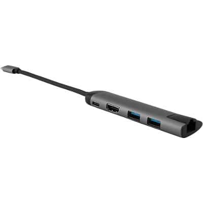 Verbatim Multiport-Hub USB-C Silber