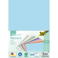 Folia Pastel DIN A4 Bastelpapier Farbig sortiert 130 g/m² 100 Blatt