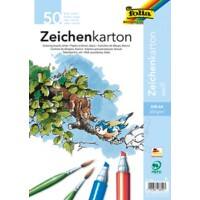 Folia Zeichenkarton Weiß Karton DIN A4 200 g/m² 8600 50 Blatt