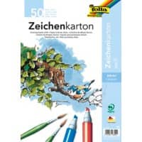 Folia Zeichenpapier 8300 DIN A4 120 g/m² Weiß 50 Blatt