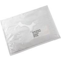 RAJA Luftpolstertasche PE (Polyethylen) Folie Weiß Mit Fenster 205 (B) x 145 (H) mm Selbstklebend 75 g/m² 100 Stück