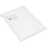 RAJA Luftpolstertasche Kraftpapier, PE (Polyethylen) Folie Weiß Mit Fenster 340 (B) x 225 (H) mm Verschlusslasche 78 g/m² 100 Stück