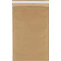 RAJA Luftpolstertasche Kraftpapier Braun Ohne Fenster 381 (B) x 245 (H) mm Verschlusslasche 110 g/m² 100 Stück