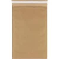 RAJA Luftpolstertasche Kraftpapier Braun Ohne Fenster 245 (B) x 381 (H) mm Verschlusslasche 110 g/m² 100 Stück