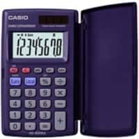 Casio Taschenrechner HS-8ver Ziffernanzeige Grau
