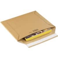 RAJA Rigipack Versandtasche Pappe 200 (B) x 250 (H) mm Braun 100 Stück