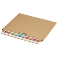 RAJA Rigipack Versandtasche Pappe 320 (B) x 440 (H) mm Braun 100 Stück