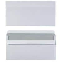 Viking Briefumschläge Ohne Fenster DL 220 (B) x 110 (H) mm Selbstklebend Weiß 75 g/m² 100 Stück