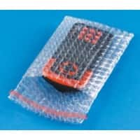 RAJA Luftpolstertasche LDPE (Polyethylen niedriger Dichte) Transparent 180 mm (H) Abziehstreifen 80 Mikron 600 Stück