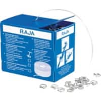 RAJA Umreifungsband mit Spender Polyesterfaser 1,3 cm (B) x 250 m (L) Weiß