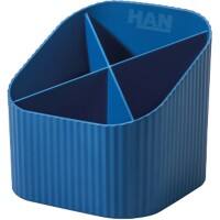 HAN X-LOOP Stifthalter 17248-16 PP (Polypropylen) Blau 111 mm (B) x 111 mm (T) x 105 mm (H)