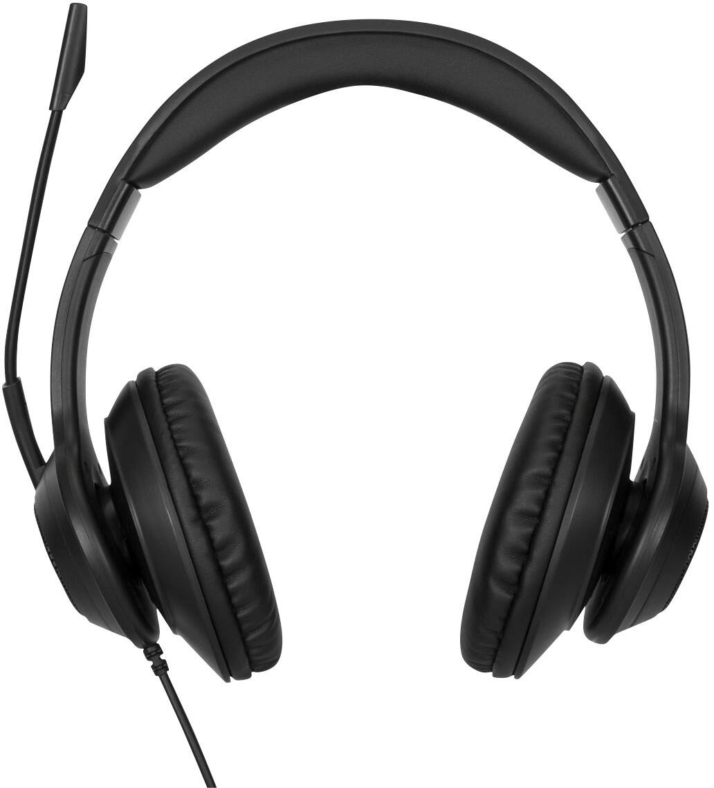 Targus Kabelgebundenes Headset Over-the-ear USB Geräuschunterdrückendes Mikrofon Stereo Schwarz