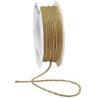 PRAESENT Kordel Jute 4360225-105  Natur 2 mm x 25 m 2 Stück