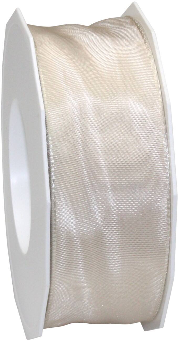 PRAESENT Seidenband 4644025-104 Champagner 40 mm x 25 m 2 Stück