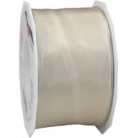 PRAESENT Seidenband 4646025-104 Champagner 60 mm x 25 m 2 Stück