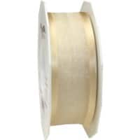 PRAESENT Organza 4834025-004  Créme 40 mm x 25 m 2 Stück