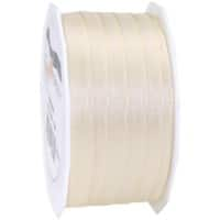 PRAESENT Taftband 6051050-104 Créme 10 mm x 50 m 2 Stück