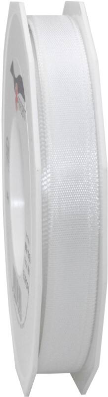 PRAESENT Taftband 6051550-601 Weiß 15 mm x 50 m 2 Stück