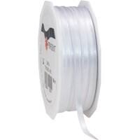 PRAESENT Doppelsatin 7180350-601 Weiß 3 mm x 50 m 2 Stück