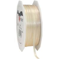 PRAESENT Doppelsatin 7180350-104 Créme 3 mm x 50 m 2 Stück