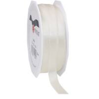 PRAESENT Doppelsatin 7181025-804 Elfenbein 10 mm x 25 m 2 Stück