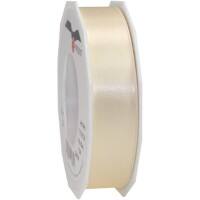 PRAESENT Doppelsatin 7182525-104 Créme 25 mm x 25 m 2 Stück