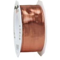 PRAESENT Geschenkband 1424020-344 Rosegold 40 mm x 20 m 2 Stück