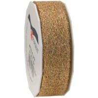 PRAESENT Spitzenband 3712520-634 Gold 25 mm x 20 m 2 Stück