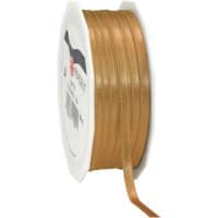 PRAESENT Doppelsatin 7180650-634 Gold 6 mm x 50 m 2 Stück