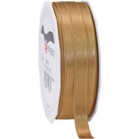 PRAESENT Doppelsatin 7181025-634 Gold 10 mm x 25 m 2 Stück