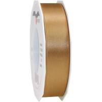 PRAESENT Doppelsatin 7182525-634 Gold 25 mm x 25 m 2 Stück