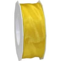 PRAESENT Seidenband 4644025-605 Gelb 40 mm x 25 m 2 Stück