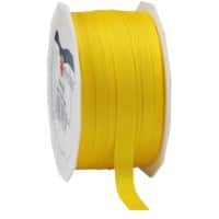 PRAESENT Taftband 6051050-605 Gelb 10 mm x 50 m 2 Stück