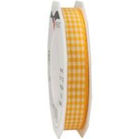 PRAESENT Motivband 6191520-705 Sonnengelb, Weiß 15 mm x 20 m 2 Stück
