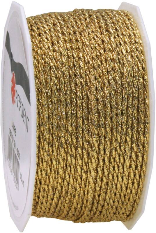 PRAESENT Kordel Loire 9030250-634 Gold 2 mm x 50 m 2 Stück