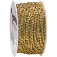 PRAESENT Kordel Loire 9030250-634 Gold 2 mm x 50 m 2 Stück