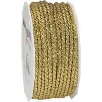 PRAESENT Kordel Loire 9030425-634 Gold 4 mm x 25 m 2 Stück