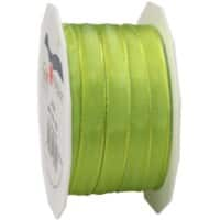 PRAESENT Seidenband 4641025-502 Limette 10 mm x 25 m 2 Stück