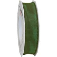 PRAESENT Seidenband 4642525-035 Tannengrün 25 mm x 25 m 2 Stück