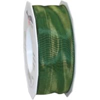 PRAESENT Seidenband 4644025-355 Moosgrün 40 mm x 25 m 2 Stück