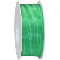 PRAESENT Seidenband 4644025-607 Grün 40 mm x 25 m 2 Stück