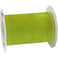 PRAESENT Organza 6011225-027 Limette 112 mm x 25 m 2 Stück