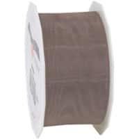 PRAESENT Organza 6014025-105 Taupe 40 mm x 25 m 3 Stück