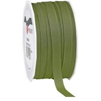 PRAESENT Taftband 6051050-621 Olive 10 mm x 50 m 2 Stück