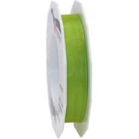 PRAESENT Organza 6071525-127 Grasgrün 15 mm x 25 m 2 Stück