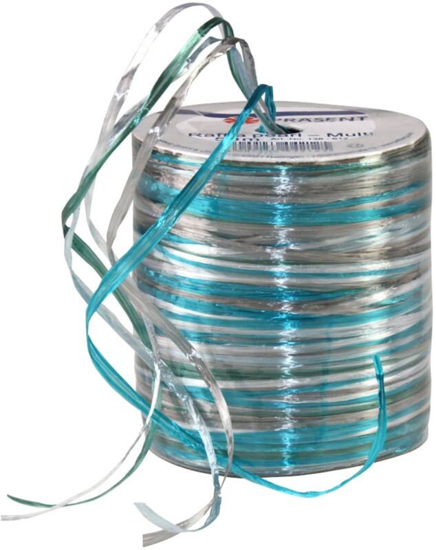 PRAESENT Bastband 138-612 Mehrfarbig 5 mm x 50 m 3 Stück